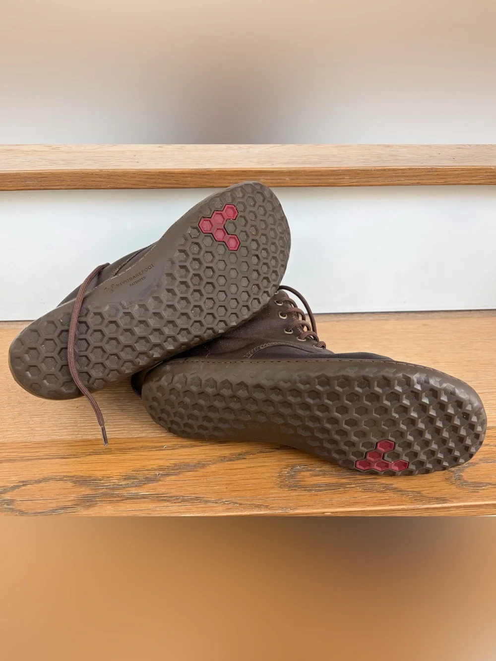 Vivobarefoot Scott Leather Minimalist Barefoot Boots Brown Men's Size 41 / US 8